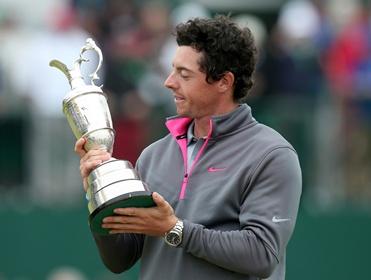 Rory with the Claret Jug